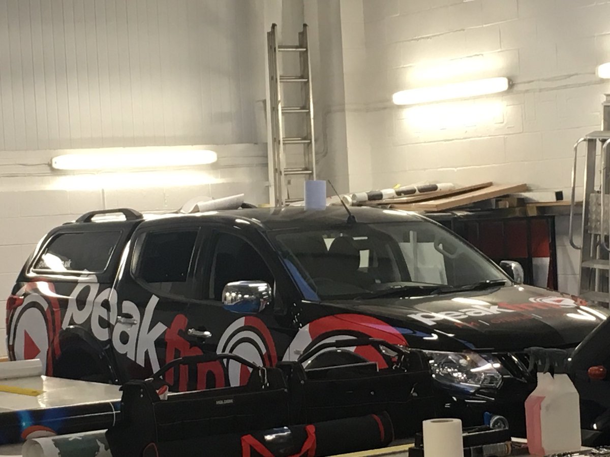 PeakFMSales's tweet photo. @CJSignsLtd getting our new promo car rebranded https://t.co/CuKSnouspW