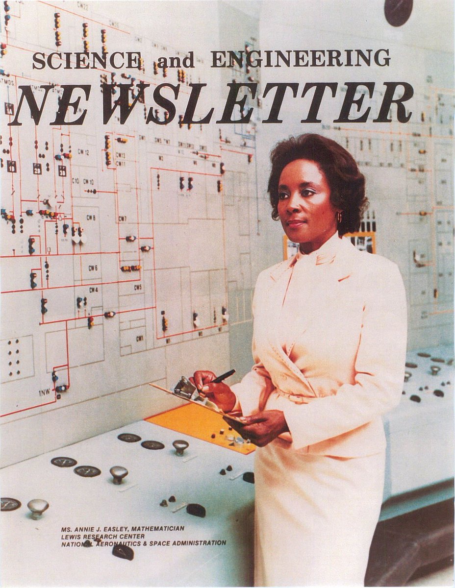UrekaScience's tweet photo. "You're never too old, and if you want to, as my mother said, you can do anything you want to, but you have to work at it." - Annie Easley, @NASA #computerscientist, #rocketscientist and #mathematician #compsci #mathchat #TuesdayThoughts #BlackHistoryMonth #WoCinSTEM https://t.co/8yZHjwUseJ