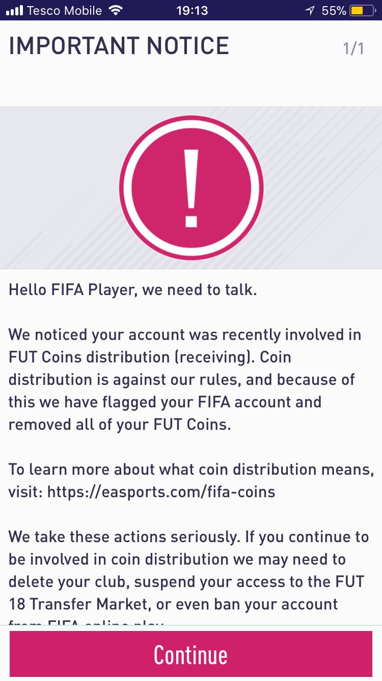 Ea Help On Twitter Futfundraiser Hi There That S Not Good You Ll Need To Email Our Terms Of Service Team About Your Account Here Https T Co 1riakesv73 Kat Twitter