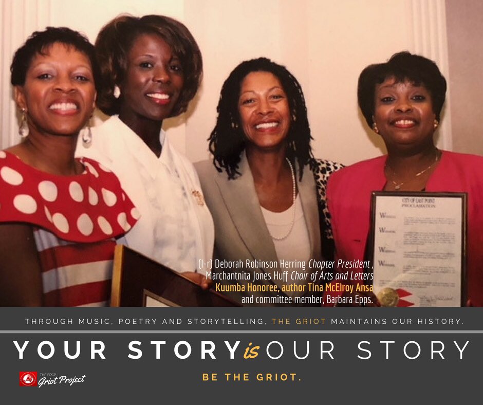 epcpdst's tweet photo. 1998 Kuumba Tribute honoring author Tina McElroy Ansa. She read excerpts from her best-selling novels Baby of the Family, Ugly Ways and The Hand I Fan With. Your Story is Our Story! #EPCPDST #EPCPGriot #GriotProject #BeTheGriot #DST1913 #DSTinc1913 #SouthernDST1913 #EmbracingDST https://t.co/w0EGmLepXd