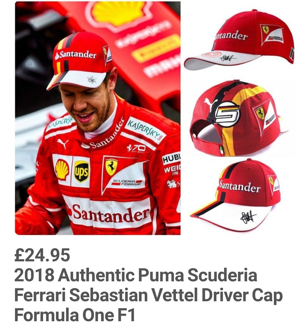 uniquesportshop's tweet photo. 2018 Authentic Puma Scuderia Ferrari Sebastian Vettel Driver Cap Formula One F1 Motorsport. Available now. #pumaferrari #scuderiaferrari #formula1 #f1 #motorsportsf1 #grandprix #sebastianvettel #ferrariracing #ferrariracingdays #drivercap #caps #hats https://t.co/AmH3D774Lf