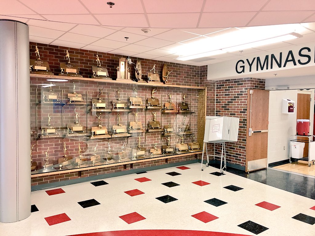 PCS_Pride's tweet photo. The good news? Mr. Krutsinger finished building the State Runner-Up and State Champion 🏆 case outside the new gym. The bad news...we ran out of space for all of the trophies (& still have a few in a different case). #ItsAGoodProblemToHave #WeAreBuildingA2ndCase
#HonoringOurPast https://t.co/90EllqntFC