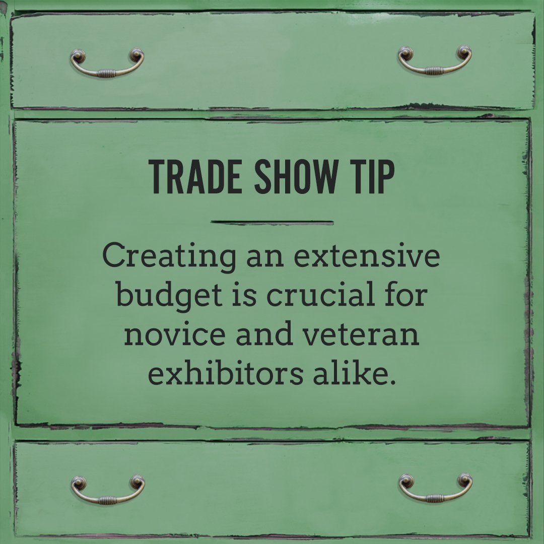 FauxShowCovers's tweet photo. Expenses may consist of booth space, hotel &amp; food accommodations, shipping costs, printed collateral, or even an internet connection.
#tradeshow #tradeshowlife #tradeshowtips #smallbusinessowner #smallbusiness #smallbusinesslove #budgetplanner https://t.co/tRVBu9frZy