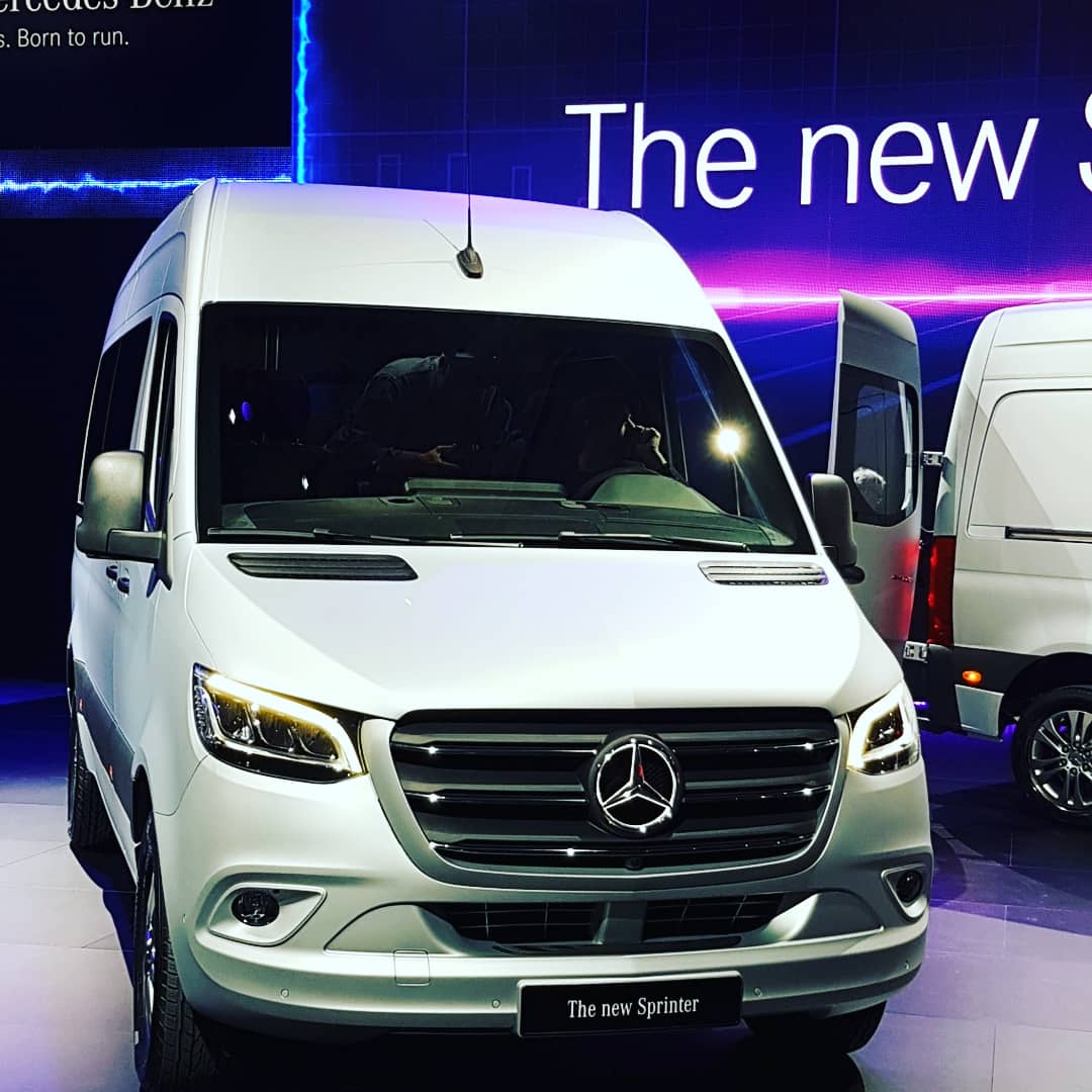 The #newSprinter debuts in Germany - new tech, engines and an electric version. Set to arrive in SA next year. <a href="/MercedesBenz_SA/">Mercedes-Benz South Africa</a> #Mercedes