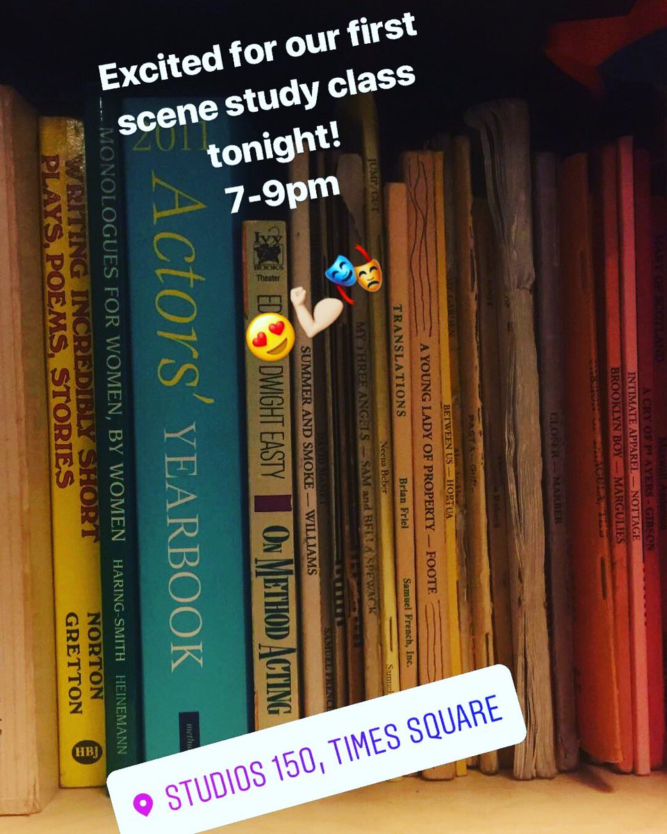 onthequays's tweet photo. Can’t wait to get started! We’ve got some great material to work on! DM us if ur interested in joining ! #onthequays #scenestudy #actorlife #nycactingclasses #nycactors https://t.co/uQYvYMS2fK