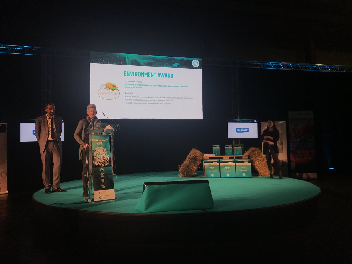 GreenWorks_News's tweet photo. #FoodSummit 2018 : le #Environment #Award est remporté par Les Paniers de Sandrine https://t.co/gBZHwWRU0O