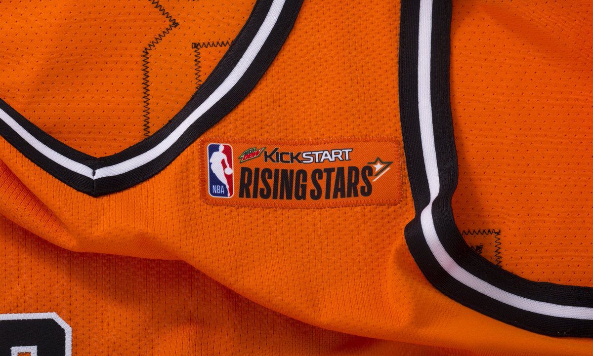 NBAAllStar's tweet photo. Inspired by the histories of the @Lakers &amp; @LAClippers... the #KickstartRisingStars #NIKExNBA unis!

 The WORLD design pays tribute to Clippers’ 1970s-era Buffalo Braves uniforms, while the USA was designed as nod to the Minneapolis Lakers uniforms of the 1940s/ 50s. #NBAAllStar https://t.co/mmVVuMPnho