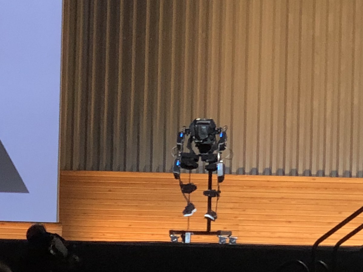 cmgonzalez85's tweet photo. The amazing exoskeleton designs from #SGRobotics to help paralyzed and handicapped individuals walk again. #SWW18 https://t.co/k5sPGymyKU