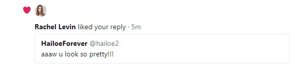 hailoe2's tweet photo. @rclbeauty101 I can't BELIEVE u actually noticed me!! and out of ALL ppl!!TYSM!!#levinator https://t.co/rxoeq59Vtm