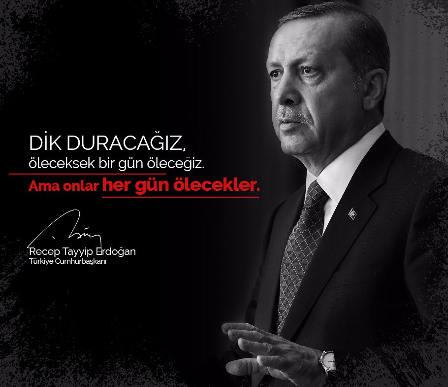 Bu devlet zalime karşı acımasız, mazluma karşıda merhametli bir devlettir; Merhametli bir millettir.

Recep Tayyip Erdoğan
#UyuyanDeviUyandırdılar