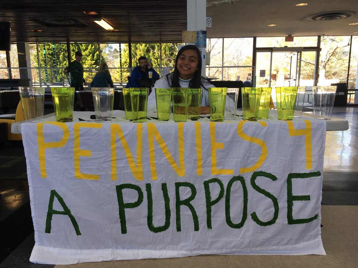 Penny Wars Time! Come out and help your favorite sport win! Pennies are points! Anything silver is negative points! #WeareMU #SAAC