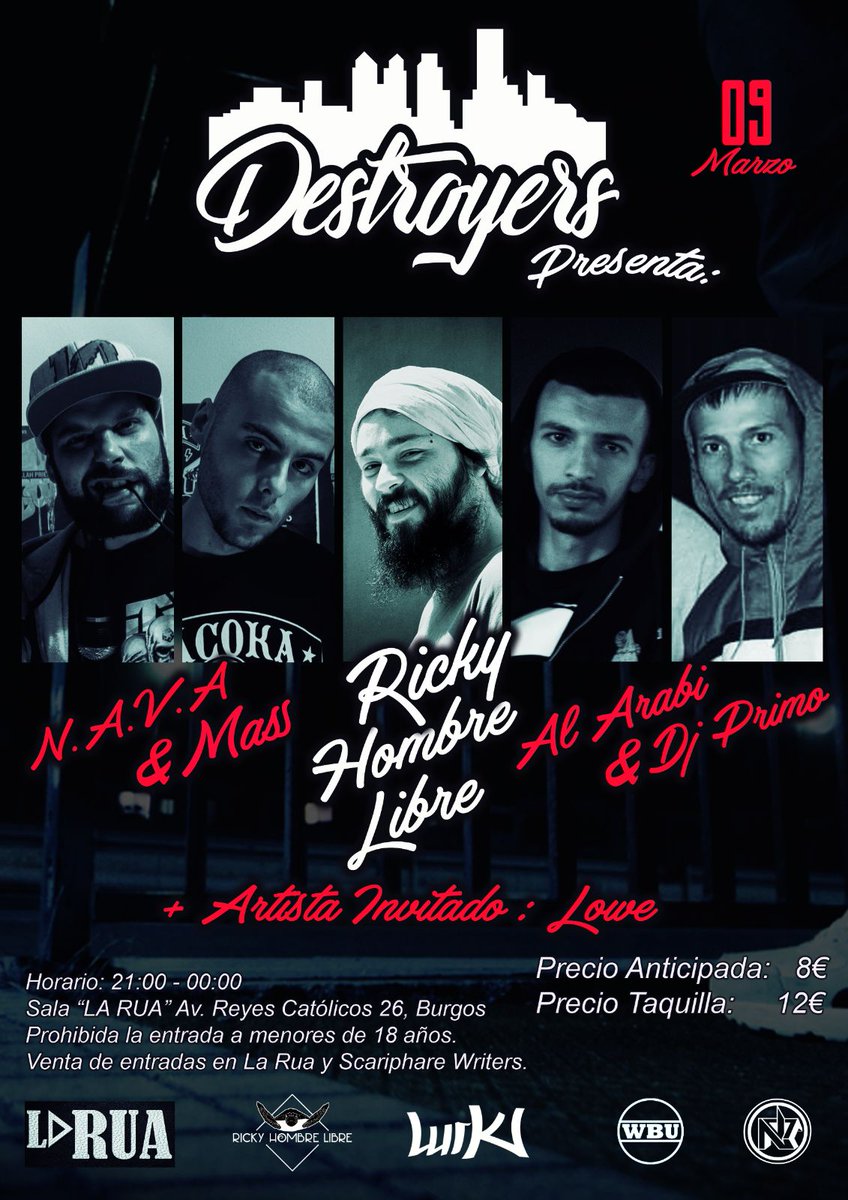9 de marzo!! <a href="/RickyLibre/">Ricky Hombre Libre</a> <a href="/NAVA_DESTROY/">NAVA_DESTROYER</a> <a href="/AkA_Mass/">Mass</a> @rikar146 @