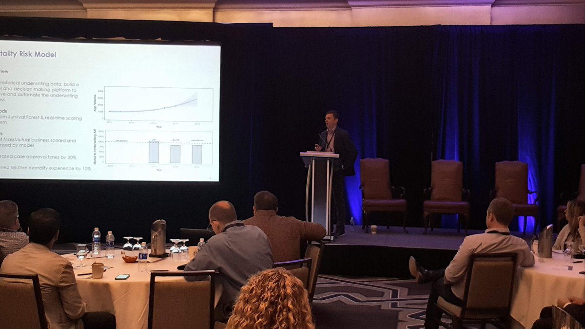 Sears  Merritt of <a href="/massmutual/">MassMutual</a> delivers his keynote address at #CDAOWinter on structuring #AI within Insurance
