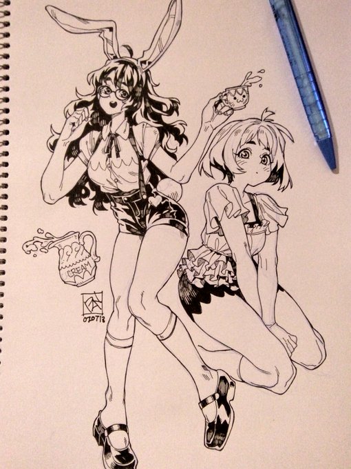 I managed to draw something, yay !! 