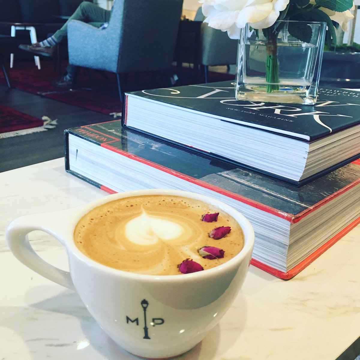 westhollywood's tweet photo. Start your morning with a Rose Latte from #MadisonandParkCoffee. 🌹☕️ This brand-new coffee shop is chicly designed switch cozy nooks and soft couches perfect for lounging. #westhollywood https://t.co/IOooCg6Tp1