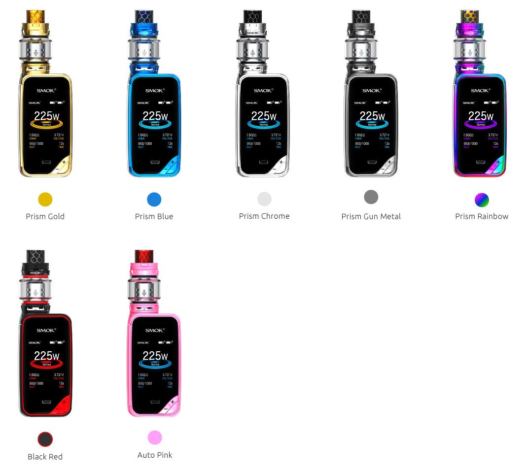 T-Priv 3 Rainbow and X-Priv Black/Red &amp; Prism Blue now in stock!