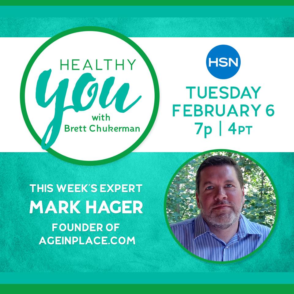 RT <a href="/MarkHager/">Mark Hager</a> Tune in tonight (Tuesday Feb. 6) @ 7:00 PM EST to #HealthyYou on <a href="/HSN/">HSN</a>. We'll be talking about #aginginplace and being proactive, so you can keep living your best life. #itsfunhere