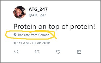 theKahlattv's tweet photo. Apparently I can read German today because I didn't actually NEED the offered translation! xD @ATG_247
#German #translation #ohtwitter #TwitterTranslator #funny https://t.co/uS5I9PCCYp