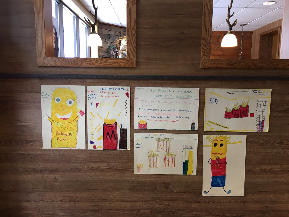 Thank you to the students of Cherry Street School for sharing your findings/report on McDonald’s french fries. Very interesting! Yep there are 99 strands of fries in a large fry! <a href="/McDonalds_MI/">McDonald's Michigan</a> <a href="/CS_Intermediate/">CSI</a>