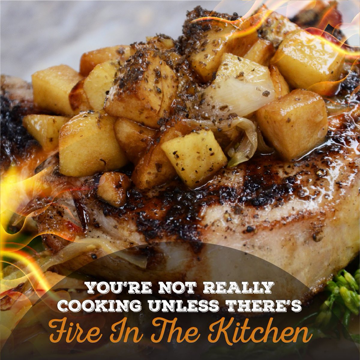 FITKspice's tweet photo. Cooking with FITK spice blends will help you gain confidence in the kitchen, enhance your cooking skills and develop the necessary tools to be a great cook. Be creative and think outside the box, there are no mistakes when experimenting with Fire in the Kitchen! #fitk #spices https://t.co/tW7nGVX105