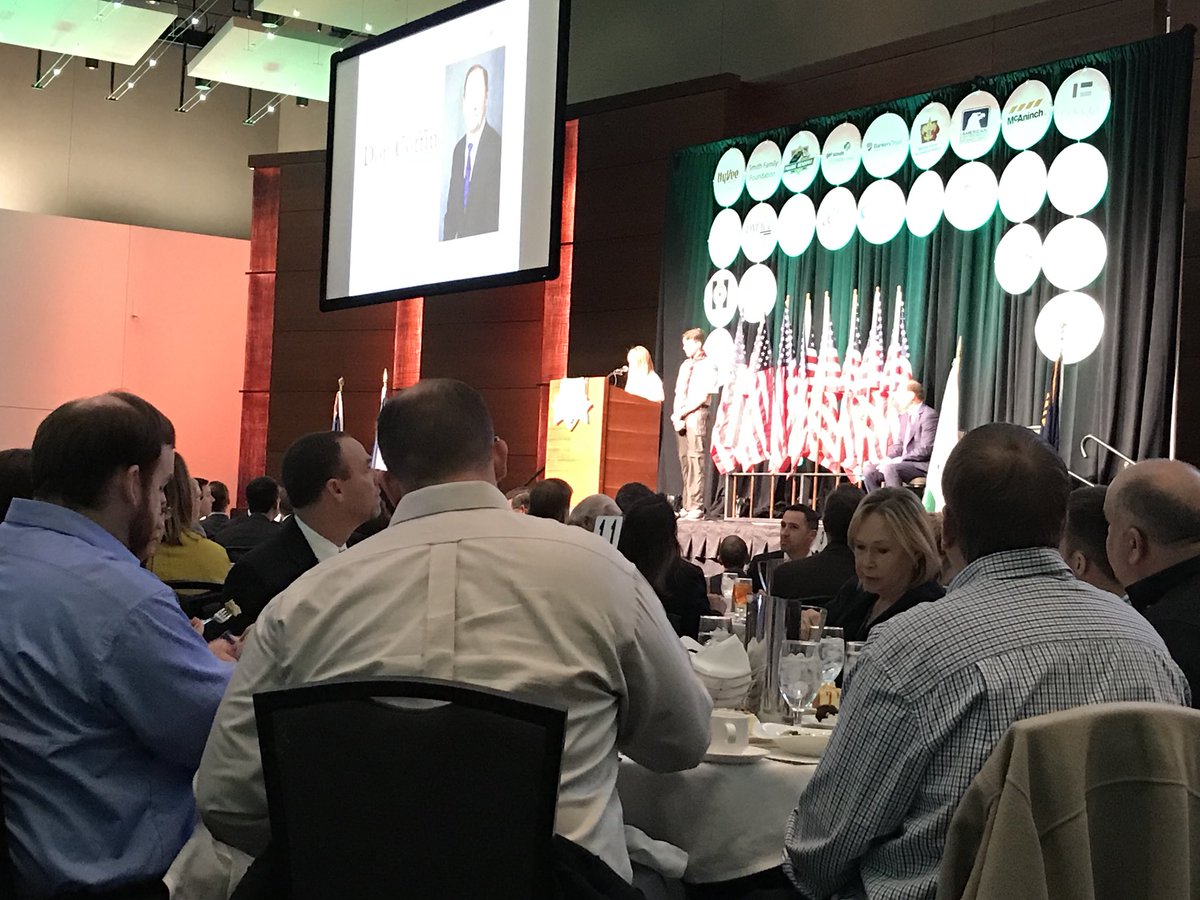 vortexchaser's tweet photo. Two great scouts kicking off today’s Governor’s Luncheon for Scouting #scoutsleadia https://t.co/DTeXTudVEa