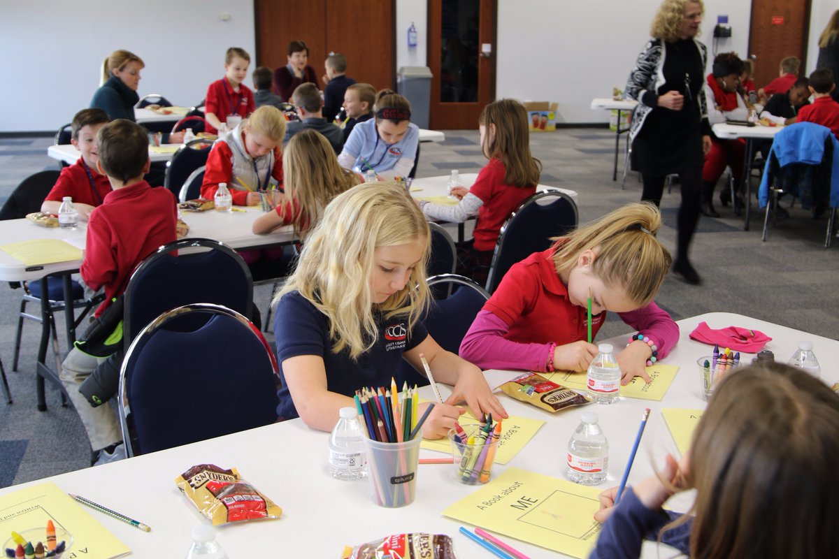 ConcordiaPub's tweet photo. It was a fun to have the second graders from @CCLSChargers #Luthed visit us today to learn about the publishing process. Thanks for coming! https://t.co/1XYsyKGV5g