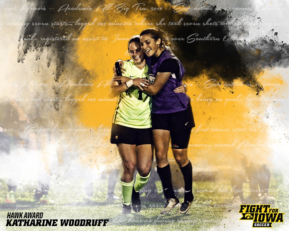 Congrats to <a href="/k_woody23/">Katharine</a> for being named a co-recipient of Iowa's Hawk Award! #Hawkeyes