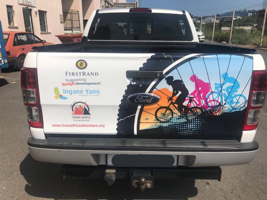 justbircher's tweet photo. The excitement builds for @TransAfricaAdv #supportvehicles being pimped! #EducationTrust for @InganeYami Now to get some sponsors! https://t.co/qIMIkEbfzZ