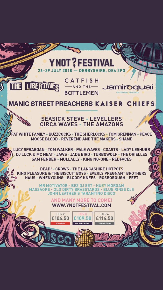 Thankyou @Y_Not_Festival !! Gotta give it to you. You picked a stormer!! The Libertines and <a href="/EverlyPregnant/">Everly Pregnant Bros</a> GET IN