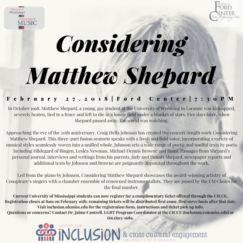 Center for Inclusion (@uminclusion) on Twitter photo We are offering a limited number of comp tickets to students who are interested in attending this concert-length work at <a href="/UMFordCenter/">UM Ford Center</a>. The ticket registration request form must be competed no later than 8am Feb. 16th: goo.gl/forms/ymSZJdAZā¦. For more info, contact <a href="/UMInclusion/">Center for Inclusion</a>! We are offering a limited number of comp tickets to students who are interested in attending this concert-length work at <a href="/UMFordCenter/">UM Ford Center</a>. The ticket registration request form must be competed no later than 8am Feb. 16th: goo.gl/forms/ymSZJdAZā¦. For more info, contact <a href="/UMInclusion/">Center for Inclusion</a>!
