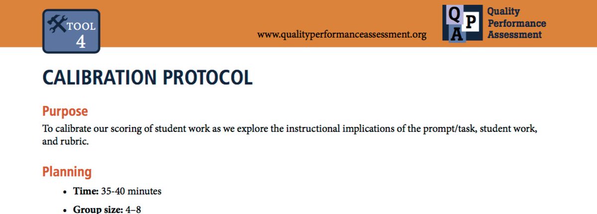 Lead your teacher teams through calibrating &amp; scoring student work for #deeperlearning . Powerful protocol supports #PBL teaching. from <a href="/CCEBOSTON/">CenterCollabEd</a> &amp; <a href="/Stanford_SCALE/">SCALE</a>  bit.ly/PARB_QPA_Calib…   Free account