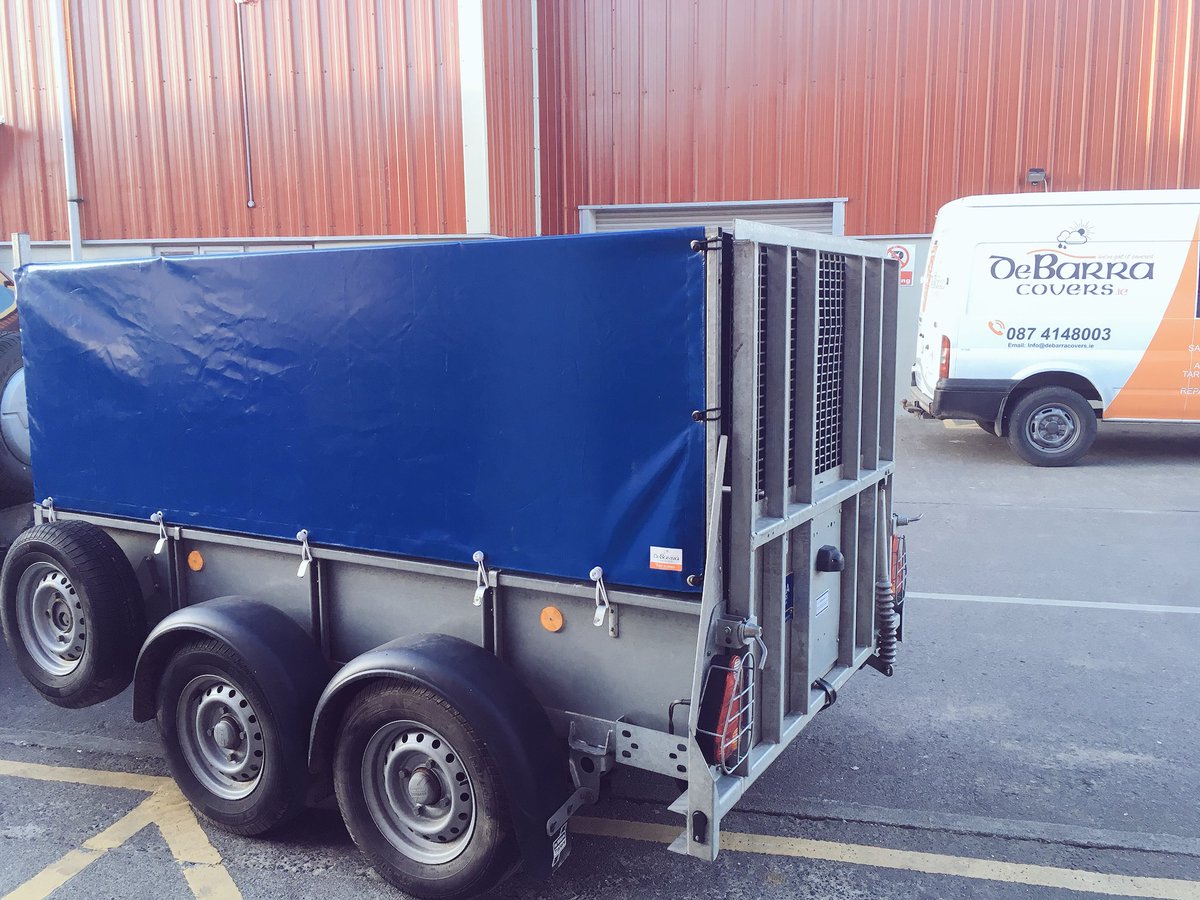 DebarraCovers's tweet photo. Custom made trailer cover rolling out the door 😉 call us on 087 4148003 #Waterford #WBA18 @waterfordcc https://t.co/nGFOY4U0Fd