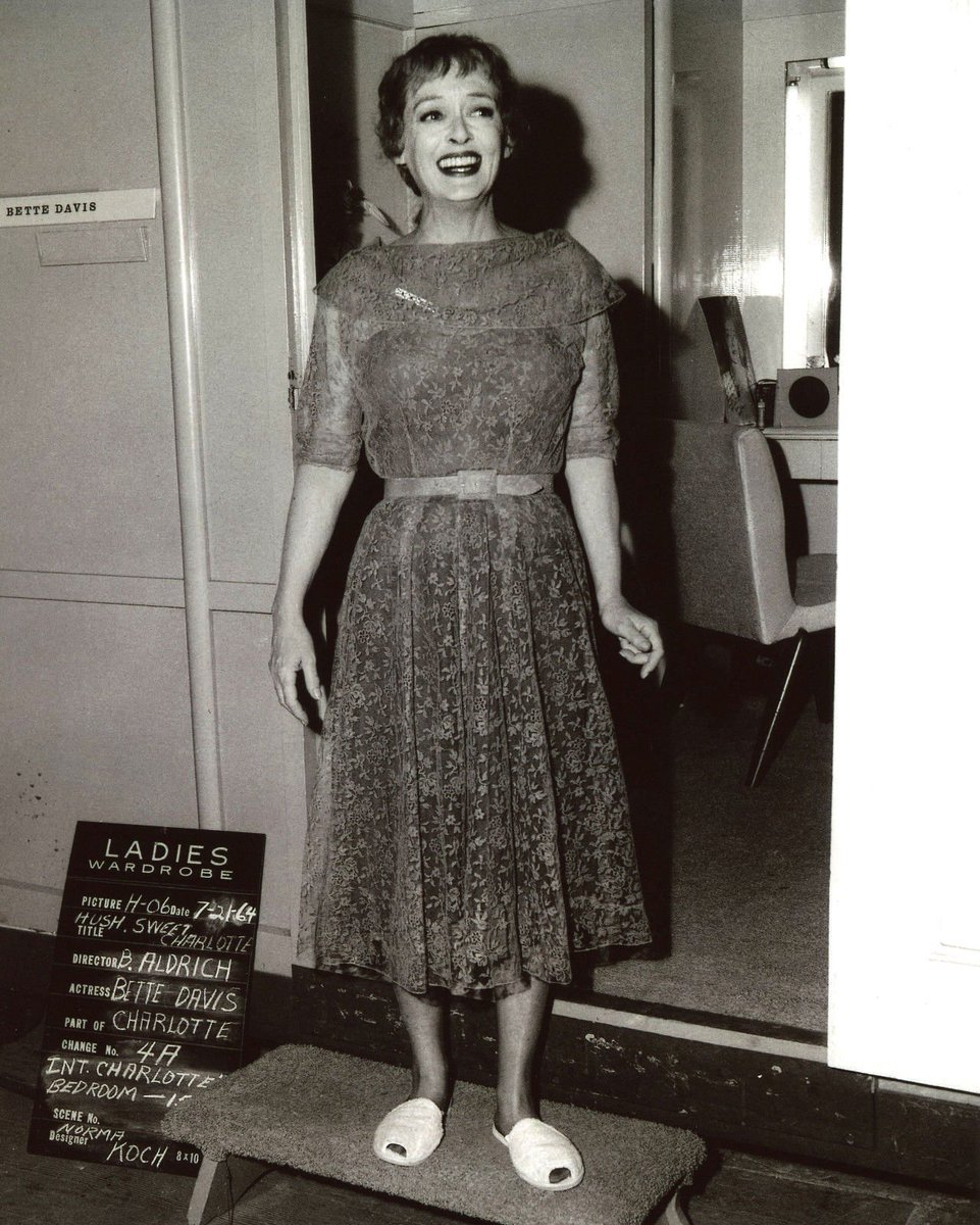 Bette Davis Estate S Tweet Wardrobe Tests For Hush Hush