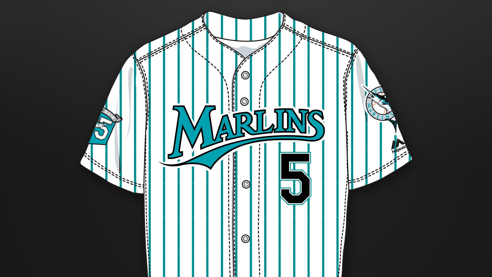 marlins teal throwback uniforms