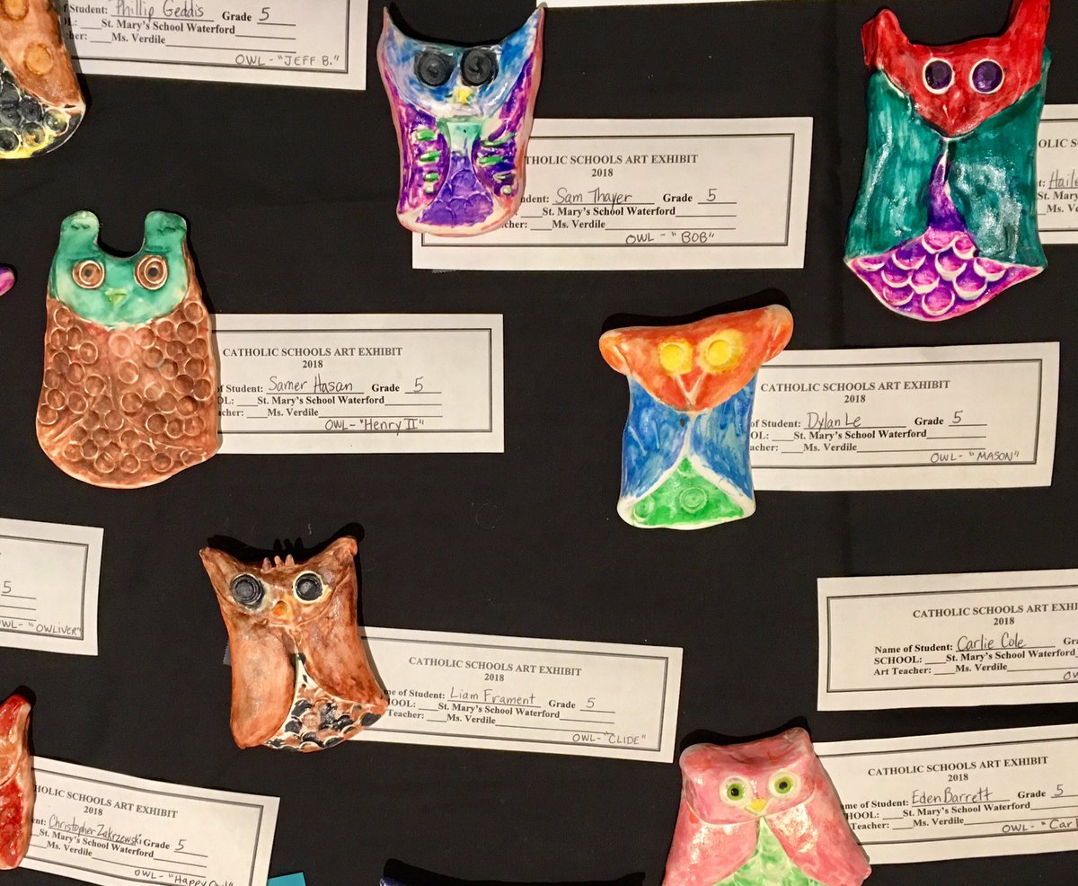 kathyyanas's tweet photo. Great artwork by our Catholic school students. Really enjoyed the show! #RCDASchools #RCDASupt #AlbanyDiocese #CSW2018 https://t.co/cYmLlr7xMp
