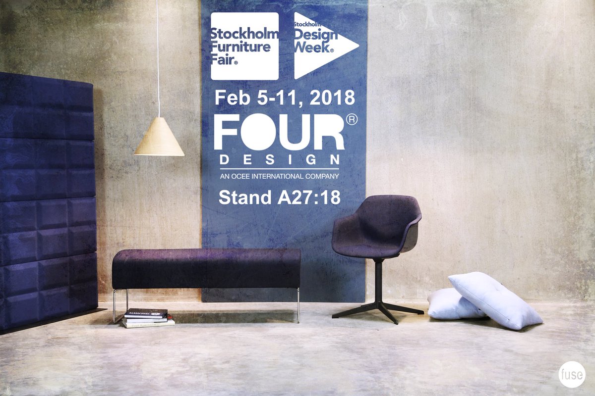 fusefurniture's tweet photo. If you are visiting the #stockholmfurniturefair, drop by and say hi to @fourdesign #fabricks #touch #fourme99 #oceedesign #fourdesign #fuse #ocee #design #fusefurniture #seating #chair #furniture #office #comfort #style #insta #acoustic #enjoy #like #stockholmdesignweek #follow https://t.co/oeM70NAgKN