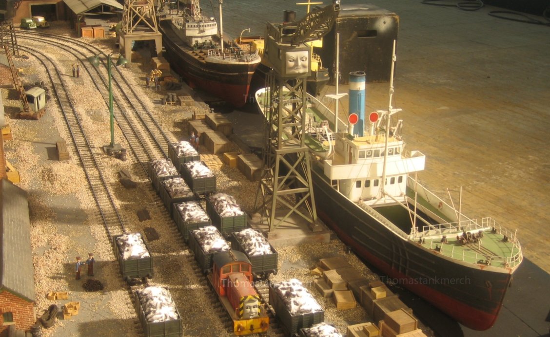 Thomas Merchandise on Twitter: "Salty and Cranky at the docks. This