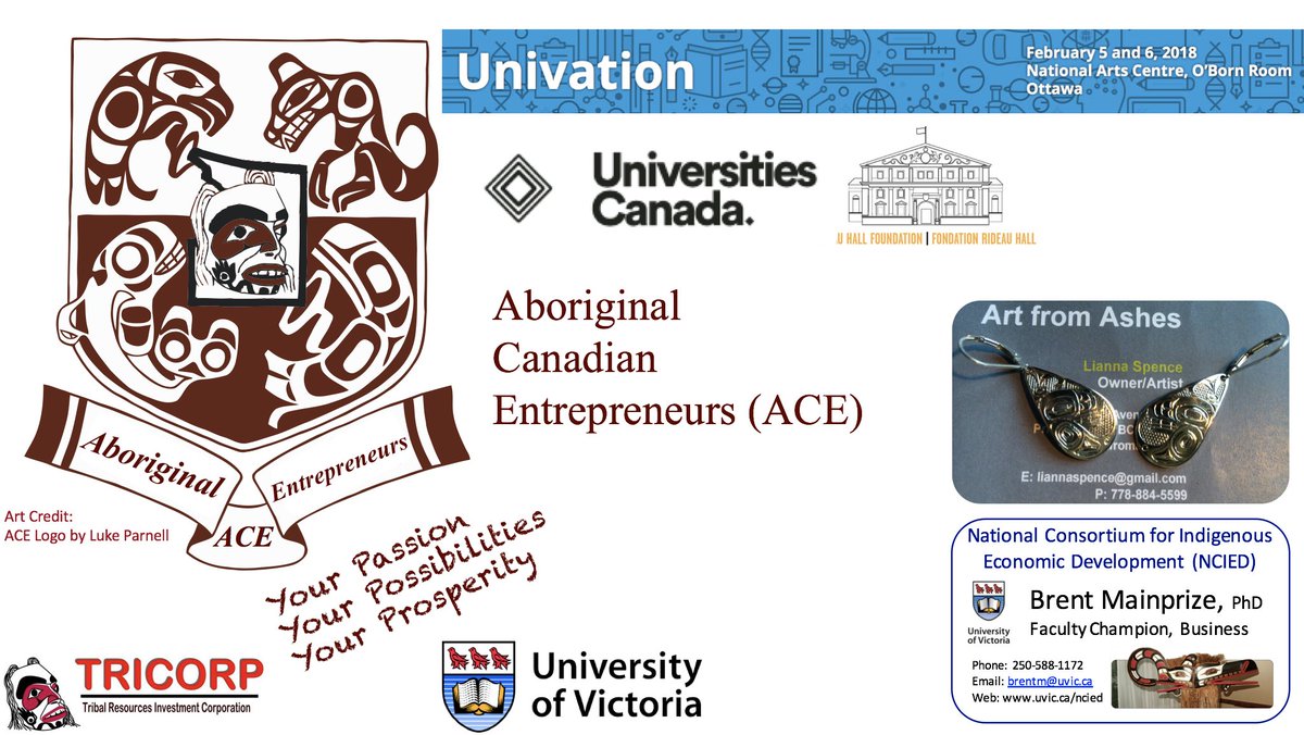 Thank you <a href="/univcan/">Universities Canada | Universités Canada</a> and <a href="/RideauHallFdn/">Rideau Hall Foundation | Fondation Rideau Hall</a> for the #univation conference in Ottawa and the opportunity to share the TRICORP and <a href="/GustavsonUVic/">UVic Gustavson School of Business</a> iamace.ca story today with inspirational moderator <a href="/JohnBakerD2L/">John Baker</a> Two inspirational and engerizing days packed with innovation!