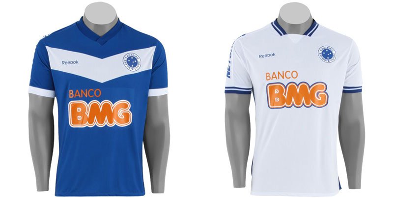 Nova camisa do Cruzeiro tem faixa branca e escudo fechado