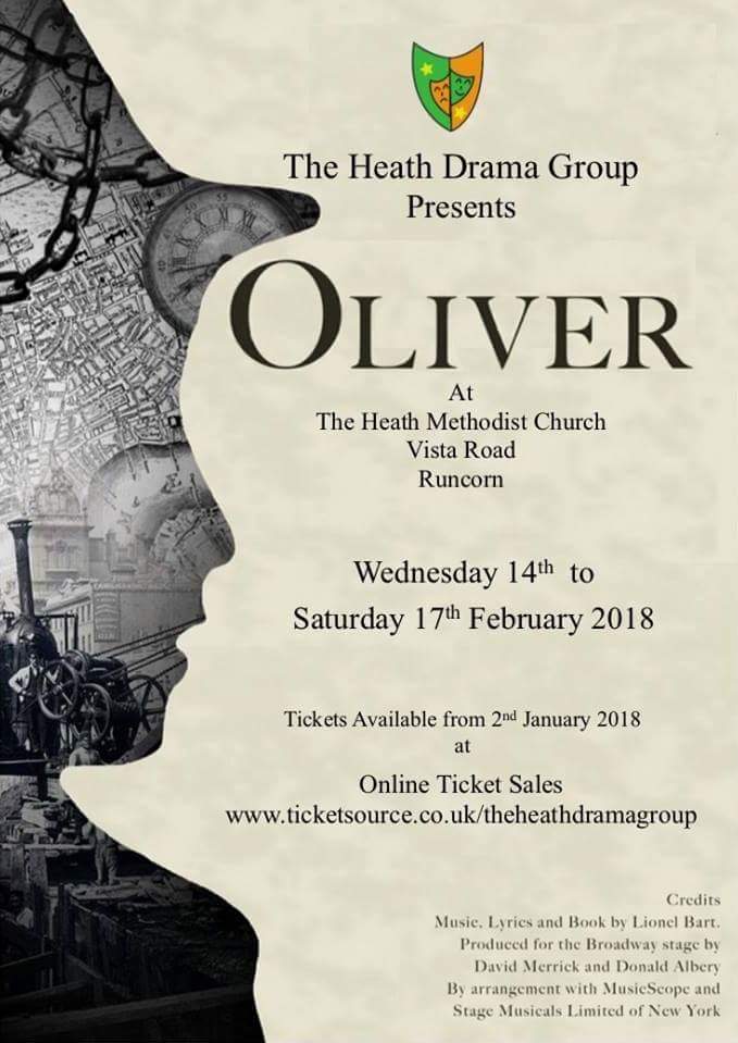 The Heath Methodist (@theheathmeth) on Twitter photo Tickets still available for <a href="/HeathDramaGroup/">Heath Drama Group</a> performance of Oliver. Tickets available through <a href="/TicketSource/">TicketSource</a> ticketsource.co.uk/theheathdramag… Tickets still available for <a href="/HeathDramaGroup/">Heath Drama Group</a> performance of Oliver. Tickets available through <a href="/TicketSource/">TicketSource</a> ticketsource.co.uk/theheathdramag…