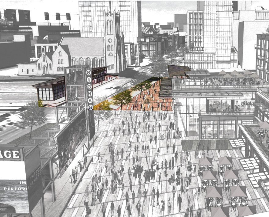 urbandingo's tweet image. Woodward&apos;s I-75 overpass may be widened by 60 feet for new retail space in downtown #Detroit #urbandesign #urbanplanning crainsdetroit.com/article/201802… @crainsdetroit