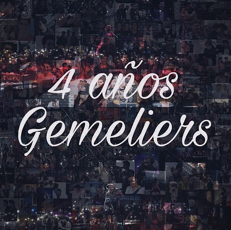 GemeliersWebArg's tweet photo. 4 años con ustedes, acompañándolos en cada paso que dieron, apoyándolos tanto en los momentos buenos como en los malos, y seguiremos junto a ustedes durante muchos años más ❤️ gracias por la hermosa familia que nos dieron @_jesus_OM @DanieloviedoM @GemeliersMusic #4AñosGmlrs https://t.co/TpB4Y9DmP2