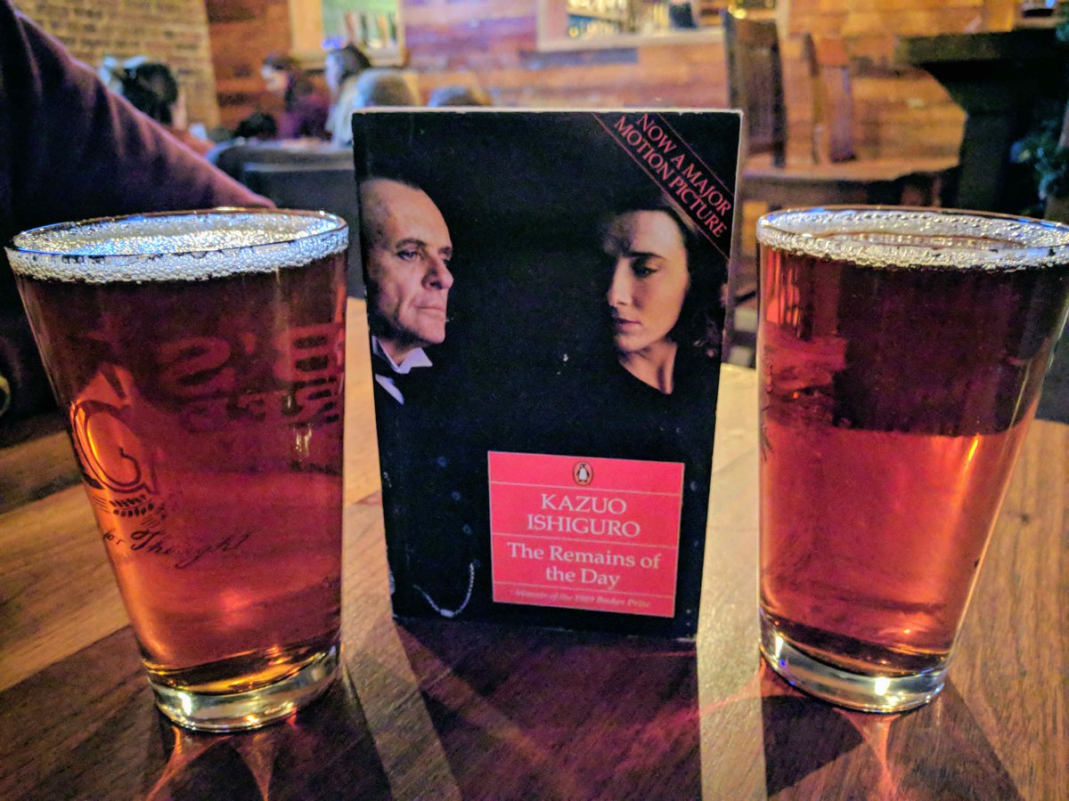 Beer &amp; Book Club: The Remains of the Day + Old Speckled Hen bit.ly/2BFUj5P