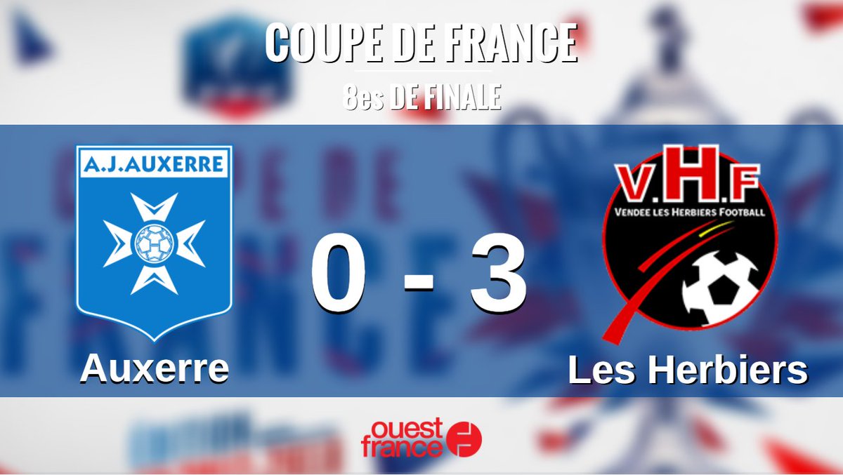 #AJAVHF #LesHerbiers C'EST TER-MI-NÉ ! EXPLOIT HISTORIQUE DES HERBIERS ! ouest-france.fr/sport/football…