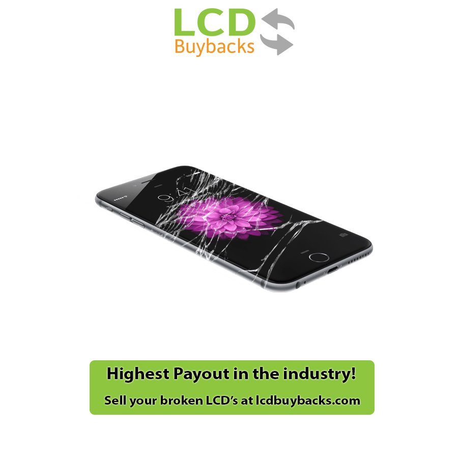 lcdbuybacks's tweet photo. Sell your broken LCD's at https://t.co/tuuVbkYNm9 for the highest payout in the industry! #lcdbuybacks #lcdbuyback #webuylcds #iphonerepair #phonerepair #techrepair #cash #credit #paypal #makemoney #brokenlcd #brokeniphone #crackedscreen #lcd #techs #gadgets #mobilerepair https://t.co/t9fMDixKrw