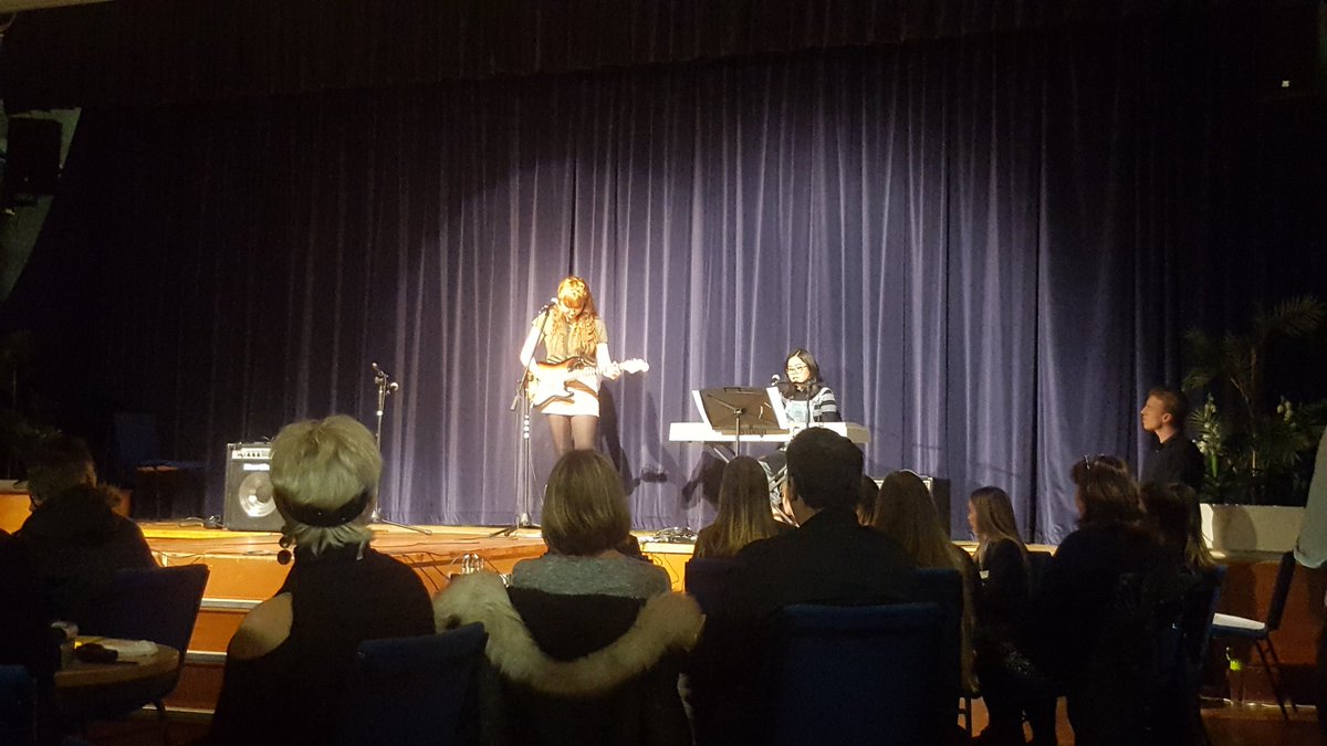 WGSGmusic's tweet photo. Songwriter's Night off to a fantastic start @WirralGirls! https://t.co/hvchbDmhhR