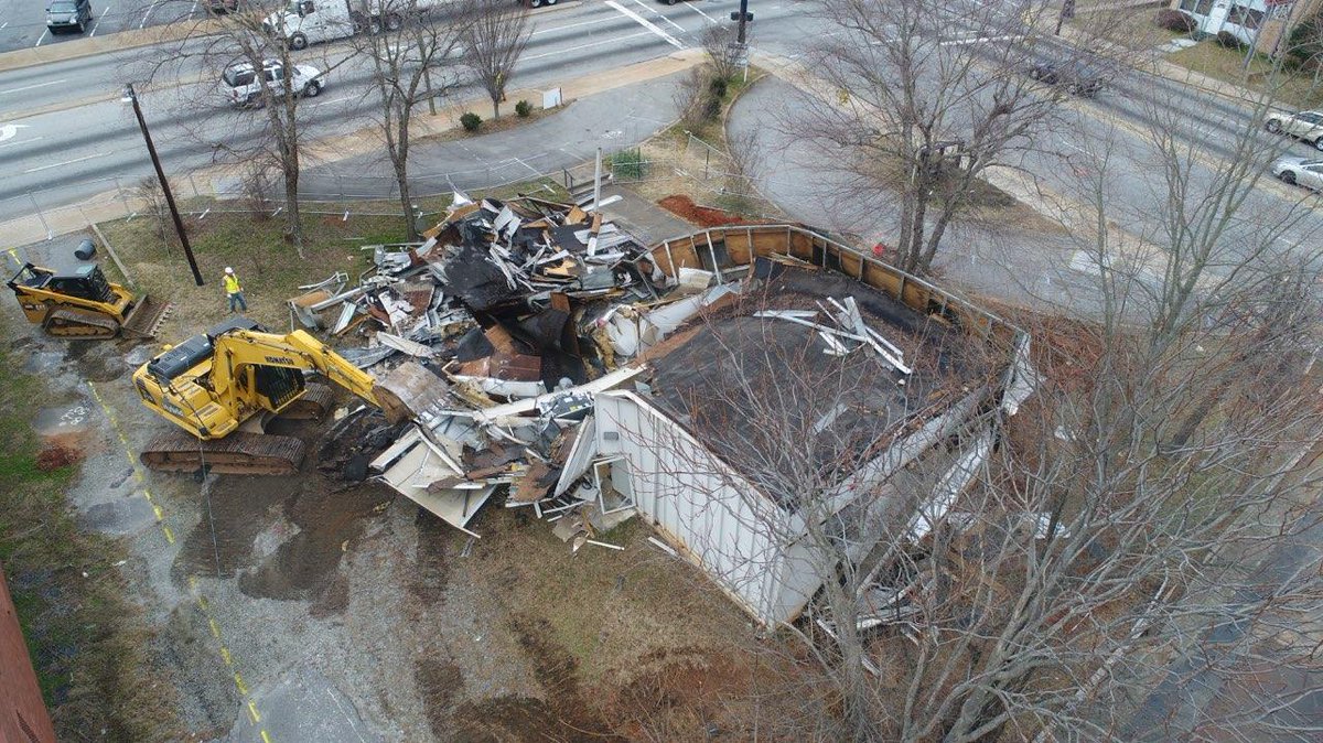 demtekllc's tweet photo. We hit the ground running at the new United Community Bank project downtown Spartanburg https://t.co/r11V5JXGA7