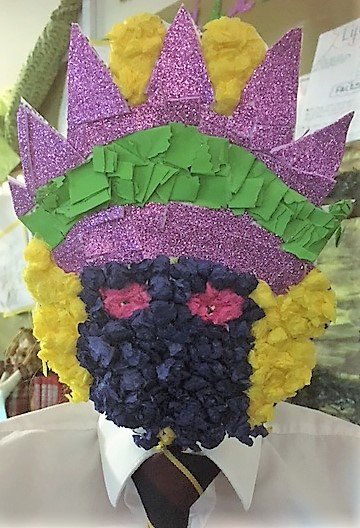 OPA_Newstead's tweet photo. YIKES! What is happening to the year 6 children?! Mayan mask mayhem!
 #mayanmasks #artanddesign #primarylearning #topic https://t.co/dwq5Lp5D7S
