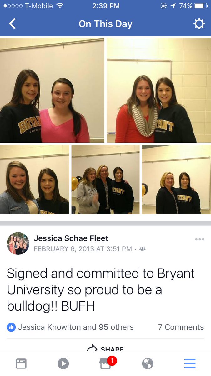 Crazy that 5 years ago today I signed with the Bulldogs and today I am sitting down with a recruit as a college coach #bufh #snhufh