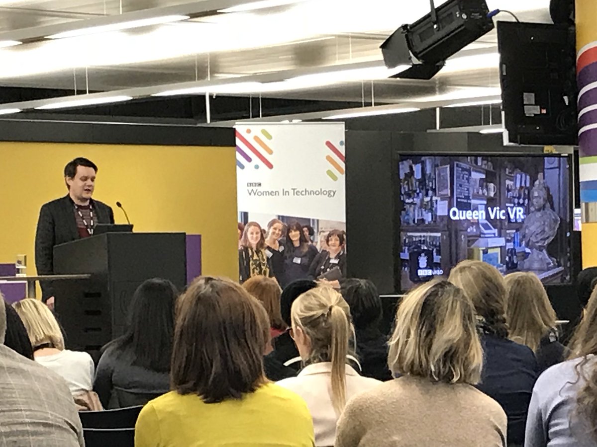 emmacarruthers's tweet photo. Rob Scott loves VR... or is that XR? @robscottsays  #WomenInTech #BuildTheBBC #BBCWiSTEM https://t.co/45SsZan31G
